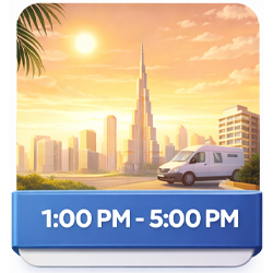 1:00 PM - 5:00 PM