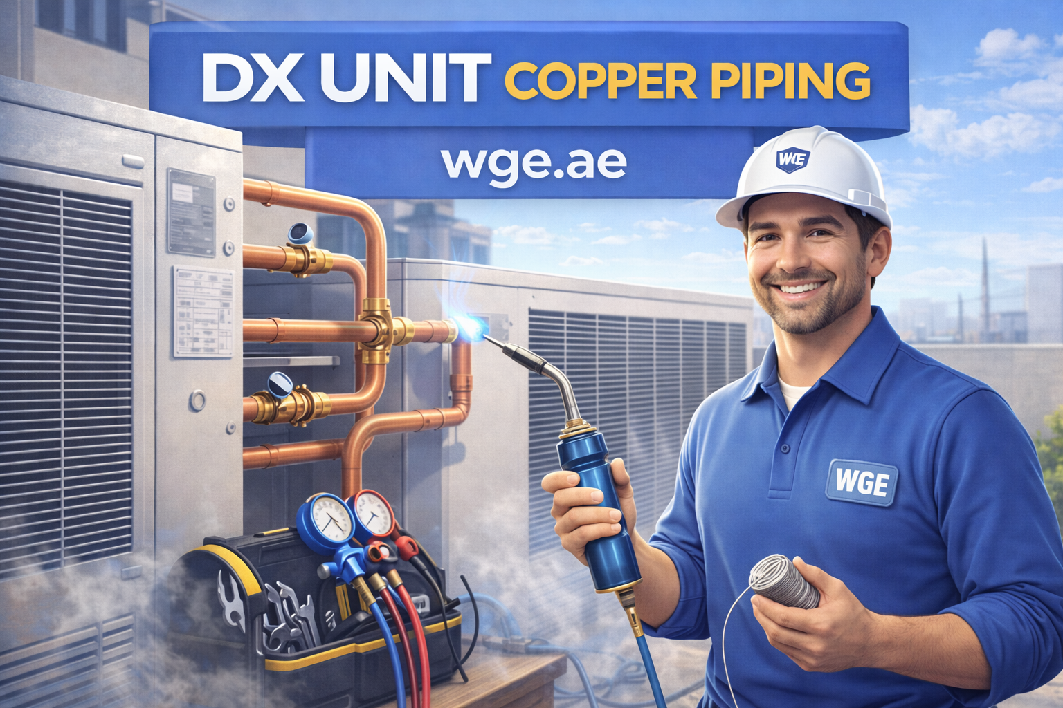 DX Unit Copper Piping